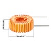 sourcing map Horizontal Toroid Induction Magnetic Single Layer Inductor 47uH