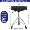 AKLOT Saddle Drum Throne, Hydraulic Drum Throne, Heavy Duty Drum