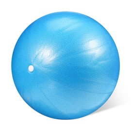 KOMBIUDA Small Ball Portable Gym Ball for Core Stabilization for Targeted Muscle Toning and Balance Improvement for Workouts and Fitness Training