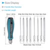 CoCud Magnetic Screwdriver Set, PH0-PH3 SL3-SL6, Phillips Slotted Screwdriver Bits