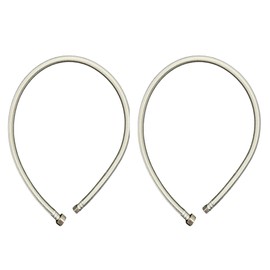 WINDON BAY 36" Length x 3/8" OD x 1/2" FIP Faucet Hose Connector, Stainless Steel Braided Supply Line 2 pack