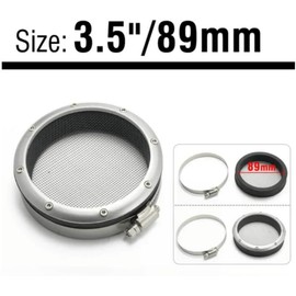 Tucool Racing 3.5" Turbo Inlet Grill Protector Guard Turbocharge Screen Mesh Air Inlet Filter (3.5"/89(±1) mm)