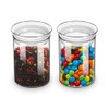 ZENS Glass Canisters Jar with Lid, Airtight Sealed 15 Fluid