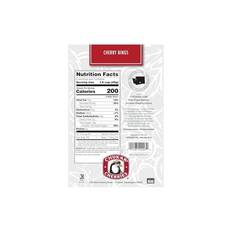 Milk Chocolate Cherry Bings - 1 Bag