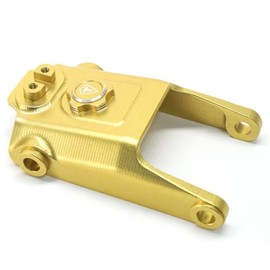 TREAL Aluminum 7075 Steering Servo Protector for Losi 1/4 Promoto-MX Motorcycle(Gold)