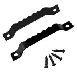 Aifeier ET 20 Pack Sawtooth Picture Hangers, Black Steel Picture Frame Hangers with Screws for Hanging Picture Frame Canvas Artwork Clock Paintings (2.13 inch / 54mm)