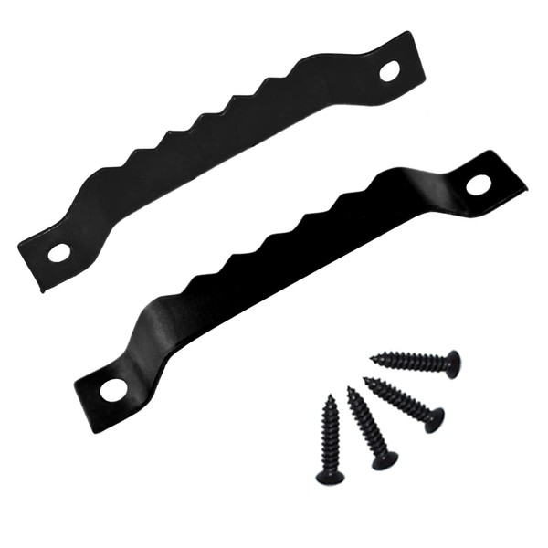 Aifeier ET 20 Pack Sawtooth Picture Hangers, Black Steel Picture