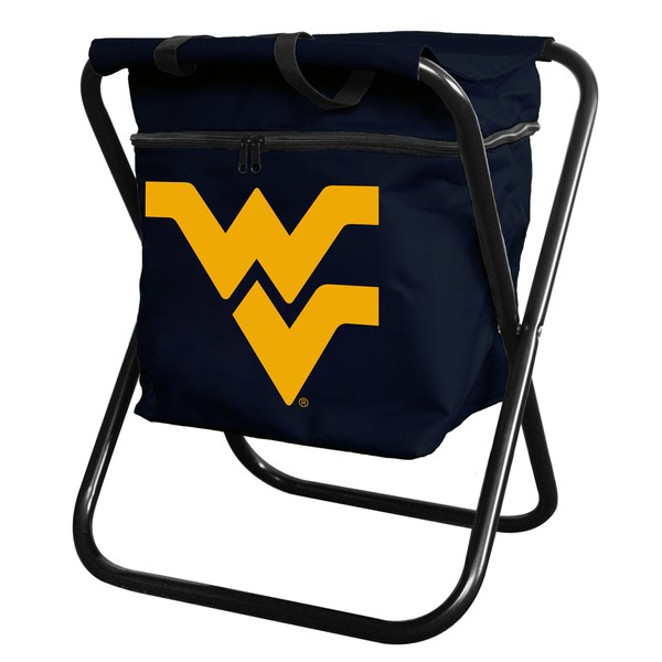 West Virginia Mountaineers Tailgate Cooler Quad Chair