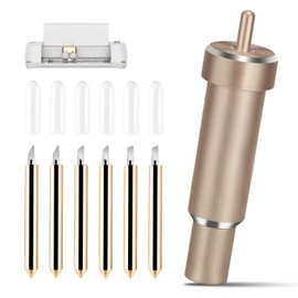 Premium Fine-Cut Blade with Casing, Replacement Blades Compatible with Cricut Explore Air/Air 2/Maker 3, Maker 3 with 2 30° Blades and 2 60° Blades/2 45° Blades