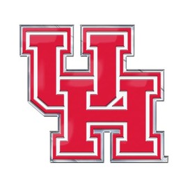 Fanmats 60525: Houston Cougars Heavy Duty Aluminum Embossed Color Emblem