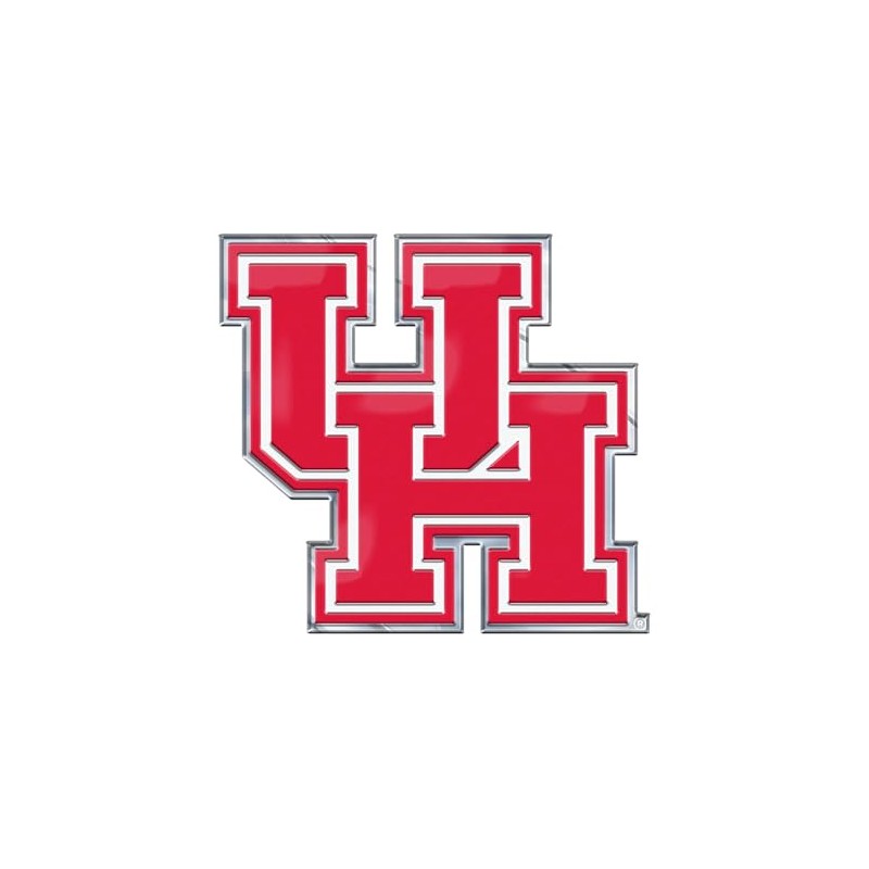 Fanmats 60525: Houston Cougars Heavy Duty Aluminum Embossed Color Emblem
