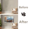 WOOHOOROO Wall Stickers Murals Peel and Stick Fake Window Autumn