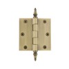 Nostalgic Warehouse Steeple Tip Residential Door Hinge with Square Corners