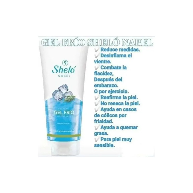 Kit Cuidado Corporal Gel Frío+hielo Mineral+therapygel Shelo