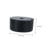 TEHAUX 8Pcs Speaker Spike Pad Durable Rubber Isolation Base for