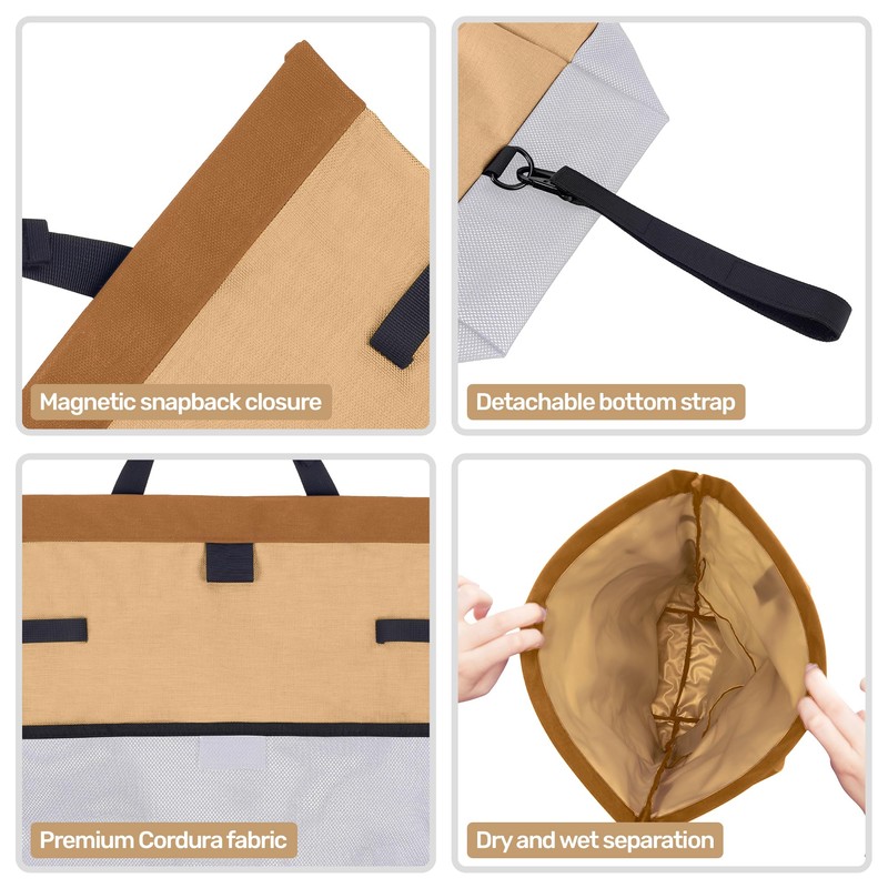 Living in a Bubble Wet Dry Laundry Bag – Portable