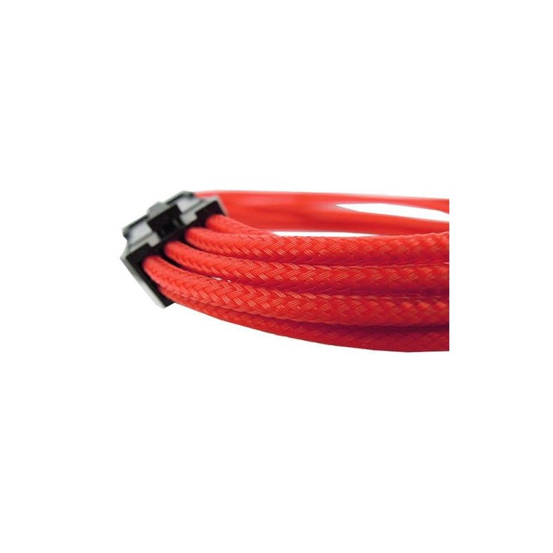 Red Braided 6-pin PCI-E Extension