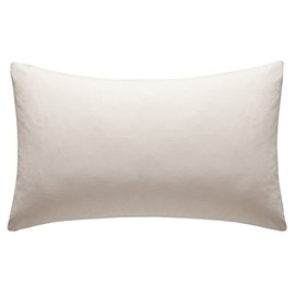 SHL - Extra Large Polycotton Pillow Cases 20" x 36" - 1 Pair (Cream)