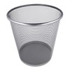 Westcott Waste Paper Bin Mesh Silver (Set of 2) |