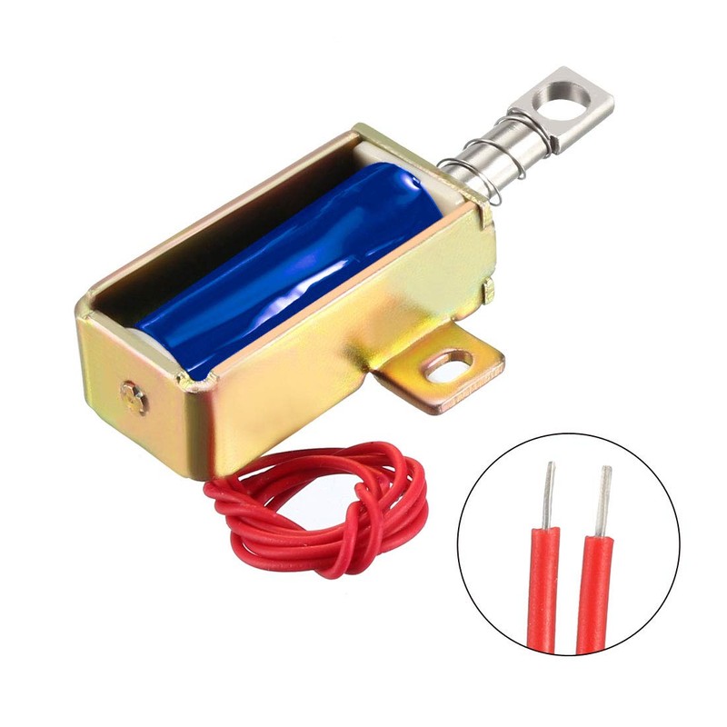 sourcing map DC 12V 2A 5mm Mini Electromagnetic Solenoid Lock