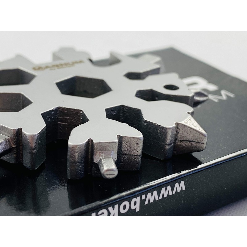 Magnum Snow Crystal Tool 09SC009 Stainless Steel Grey Total Length: