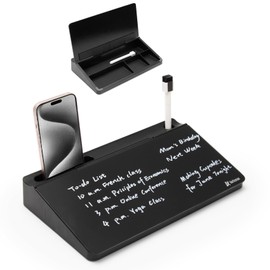 Varhomax Desktop Storage Glass Board Small (Black)