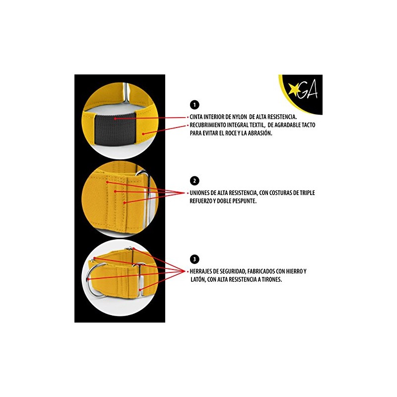 Galguita Amelie. 5cm Medium (30-39cm) Scottish Collar