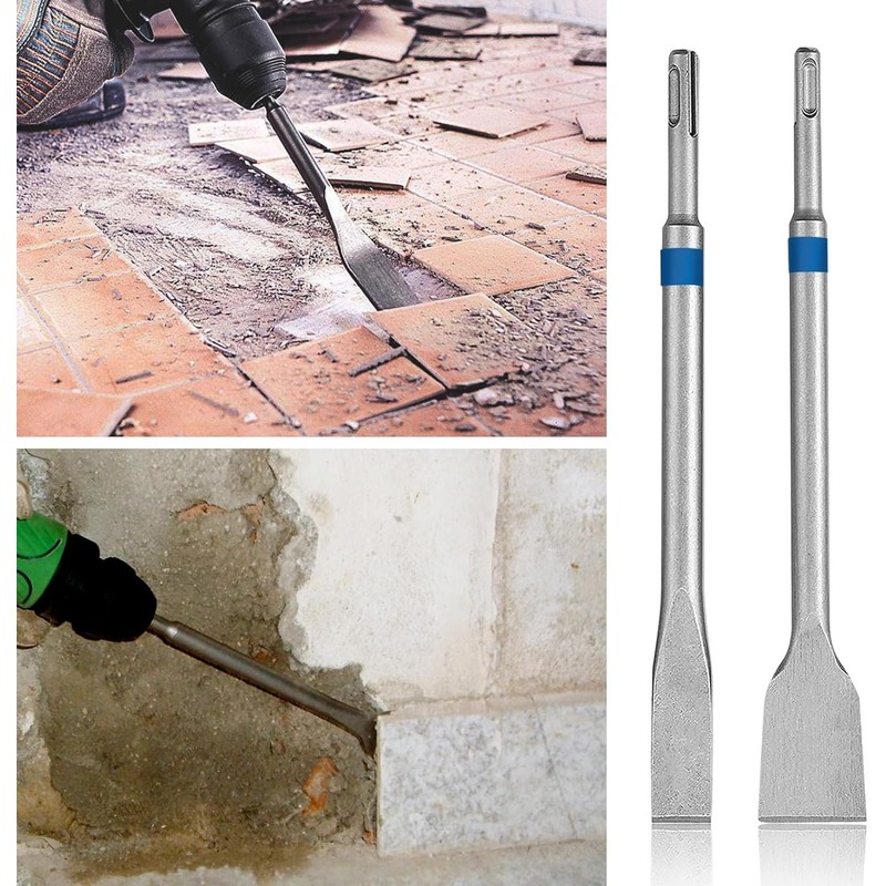 HYCHIKA SDS Plus Chisel Set - 4-Piece Consists of 40