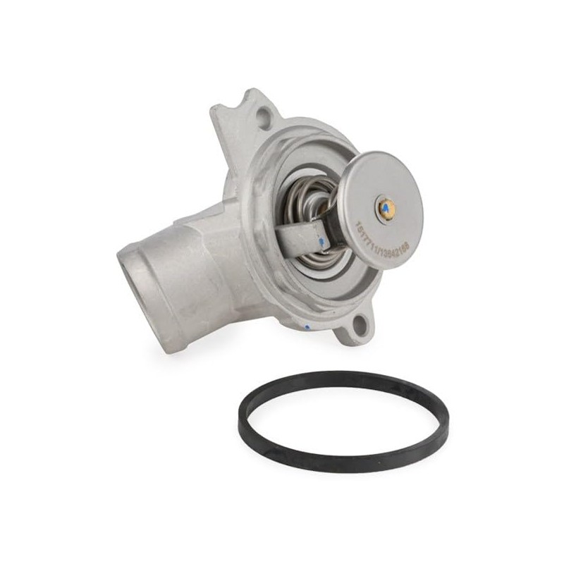 RIDEX Thermostat Coolant Cooling Water Thermostat with Housing, Metal Housing