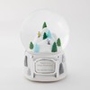 Things Remembered Engraved Skiing Mountain Musical Snow Globe (Free Customization),