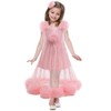 Btonai Pink Witch Costume for Girls Pink 2 Piece Pajamas