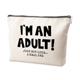 18 Year Old Girl Birthday Gifts Makeup Bag 18th Birthday Gift for Sister Friend Graduation Friendship Birthday Christmas Make up Bag Happy 18th Birthday Cosmetic Bag Gifts for Daughter Granddaughter