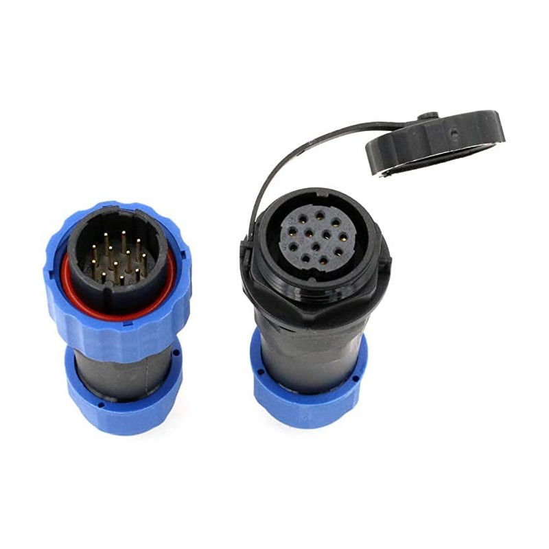 ZBLZGP SD20 Waterproof Plug IP68 LED Power Cable Male Female
