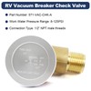 Yunziling RV Vacuum Breaker Check Valve, Replace Leaking Vacuum Breaker