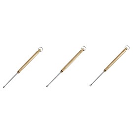 NOLITOY 3pcs Titanium Alloy Ear Spoon Ear Cleaner Tools Digging Ear Spoons Ear Pick Ear Wax Cleaner Ear Wax Removal Tool Ear Wax Picker Titanium Alloy Earpick Earwax Removable Spoon