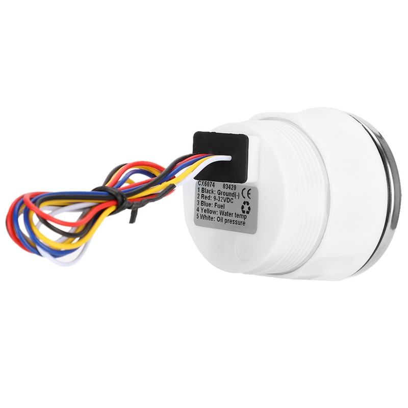 2in 3‑In‑1 Meter Cooling Water Temperature Oil Pressure Fuel Level