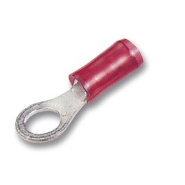 Crimp Clamp Ring PIDG M5 Red PK50 | Terminals Crimp Ring Tongue Connector 50 Pack - 130008