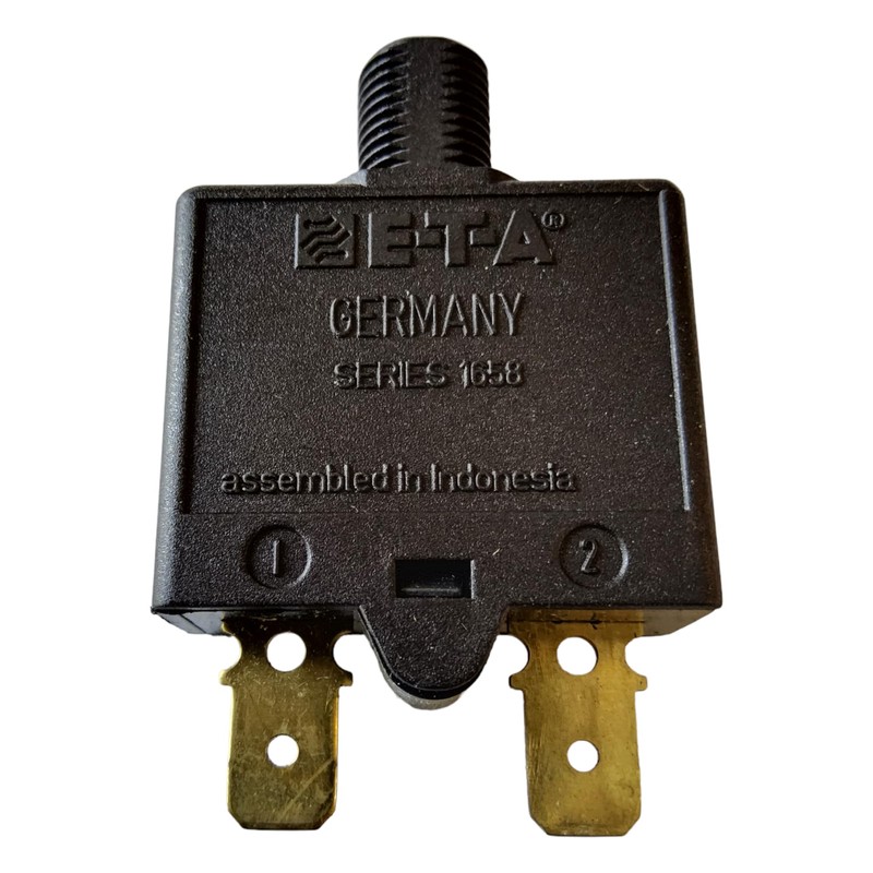 1658-G21-01-P10-15A, Circuit Breaker; Therm; Push; Cur-Rtg 15A; Flange; 1 Pole;