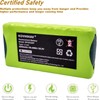 BP25220F Battery Compatible with NEC180 NEC185 Vacuum