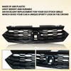 YLT AUTO Front Bumper Cover Upper Grille Replacement Shroud Gloss