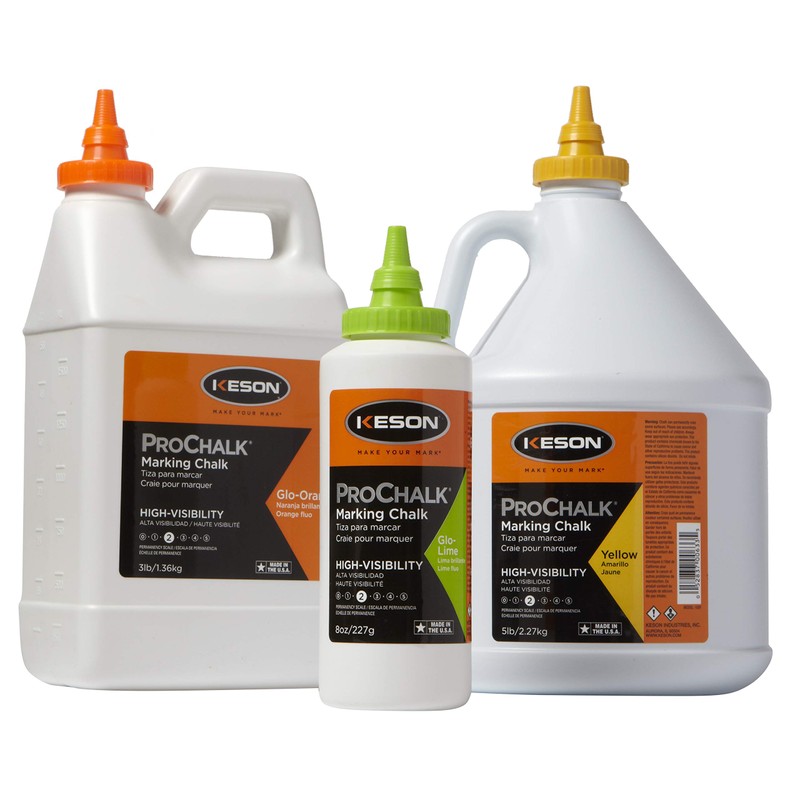 Keson 8GO ProChalk High Visibility Marking Chalk - Level 2,