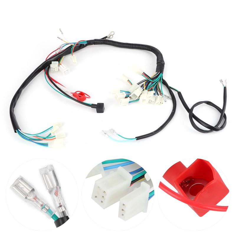 Engine Start Wire Wiring Harness Loom for 50cc 110cc 125cc