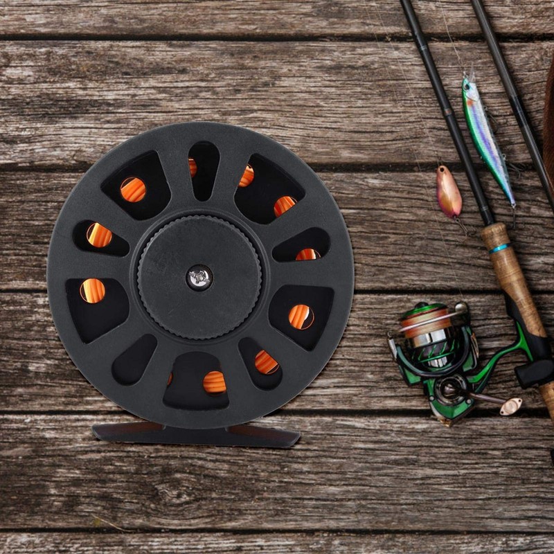 Kuuleyn Fly Reel, GLA7/8 5/6 Plastic Fly Fishing Reel Wheel