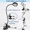 UV LED Black Light Clamp Light with USB, Upgraded 5W