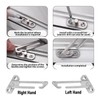 3 Pairs UPVC Window Restrictor Locks, Stainless Steel Window Restrictors