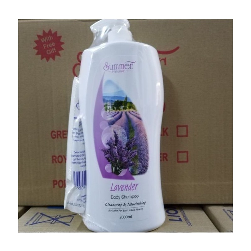 Summer Naturale Body Shampoo 2000ml + Goat Milk Body Wash