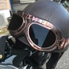 [ZCJSZP] New Retro Goggles Vintage Pilot Goggles Protective Gear Glasses