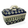 Bunzlauer Keramik Butter Box (Peacock Eye)
