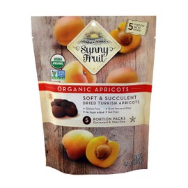 Sunny Fruit Organic Apricots, Soft and Succulent Dried Turkish Apricots
