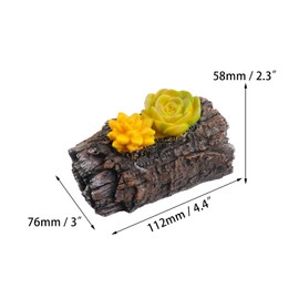 Coshar Key Hider Outdoor Hide a Key Outdoor Yard Garden Statue Spare Key Holder Outside Faux Key Hider Rock Ornament(Tree Stump)